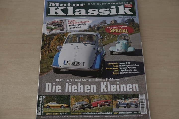 Deckblatt Motor Klassik (12/2008)
